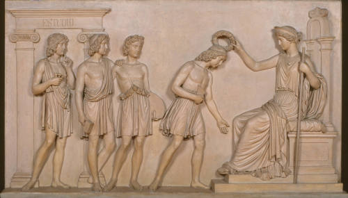 La Academia de San Carlos premiando a sus alumnos