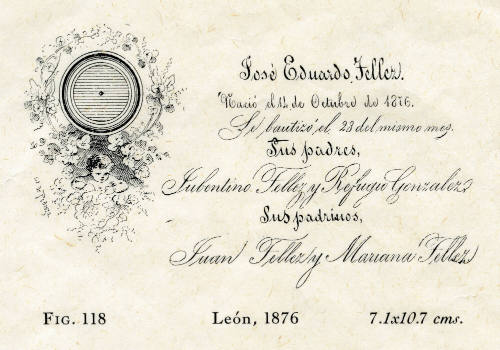 Acta de Nacimiento de José Eduardo Tellez