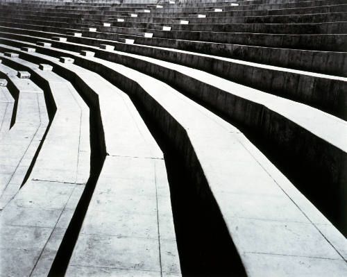 Estadio. Impresión de negativo donado por Vittorio Vidali. Fototeca INAH.