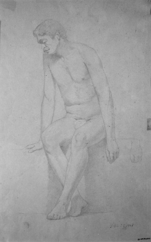 Estudio de figura desnuda