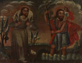 El divino pastor y San Cristóbal
