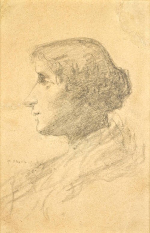 Sin título (Mujer de perfil)