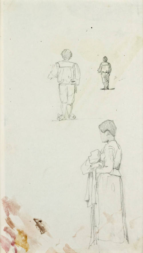 Sin título (Tres figuras de personajes)