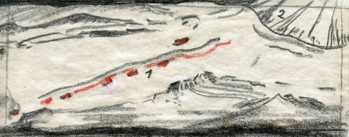 Croquis del nacimiento del Zapichu