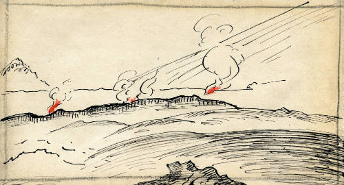 Croquis del nacimiento del Zapichu