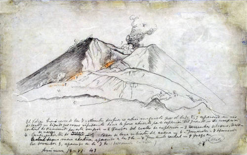 Croquis del Paricutín (junio)