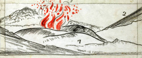 Croquis del promontorio norte