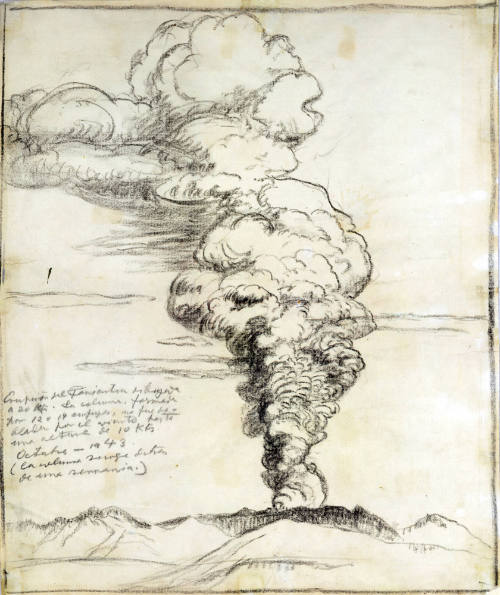 Erupción paricutínea observada a 20 km de distancia