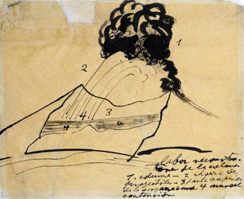 Labor constructora de la columna