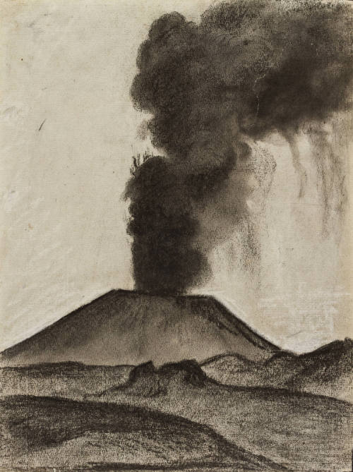 Las fumarolas y el volcán