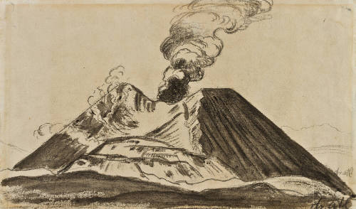 Lava sobre la vegetación