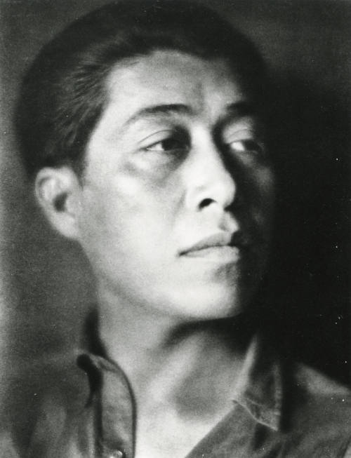 Xavier Guerrero. Impresión de negativo original del Comitato Tina Modotti. Trieste, Italia.