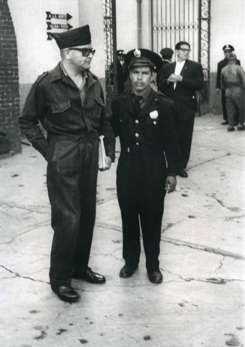 Ramón Mercader en la penitenciaría de Lecumberri, México, D.F.