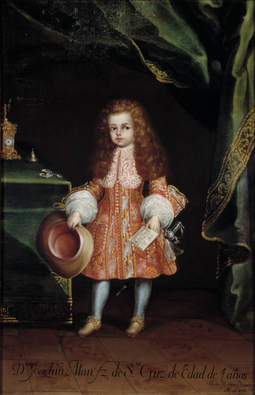 Retrato del niño Joaquín Manuel Fernández de Santa Cruz