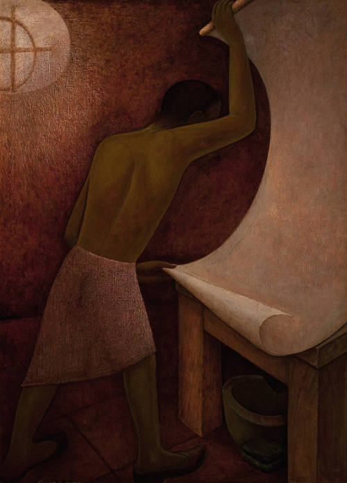 El hombre que hace papel