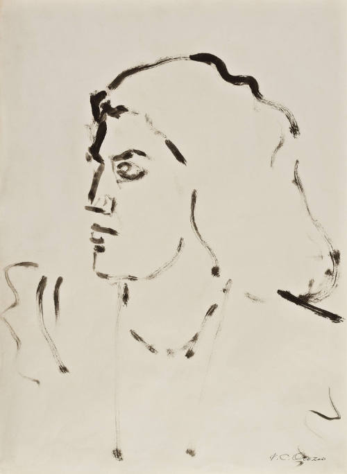 Estudio para el retrato de la señora Martino