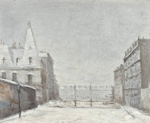 Sin Título (Paisaje arquitectónico en grises)