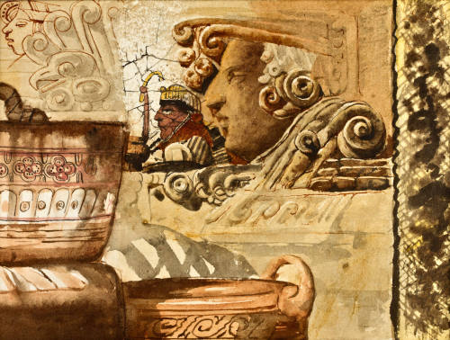 Sin título (Cariátides con vasijas)