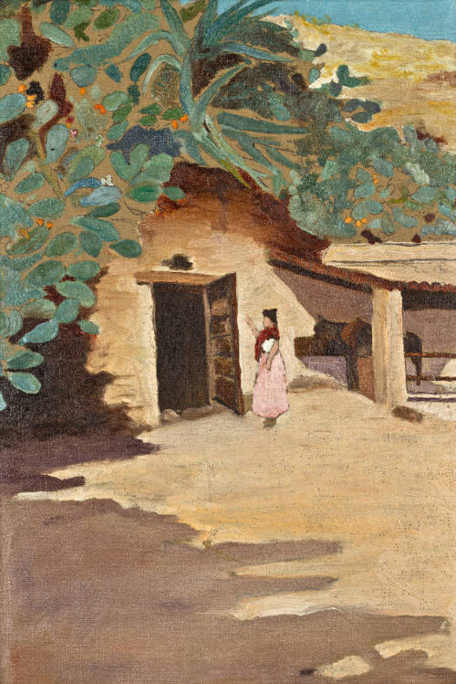 Sin título (Casa y mujer)