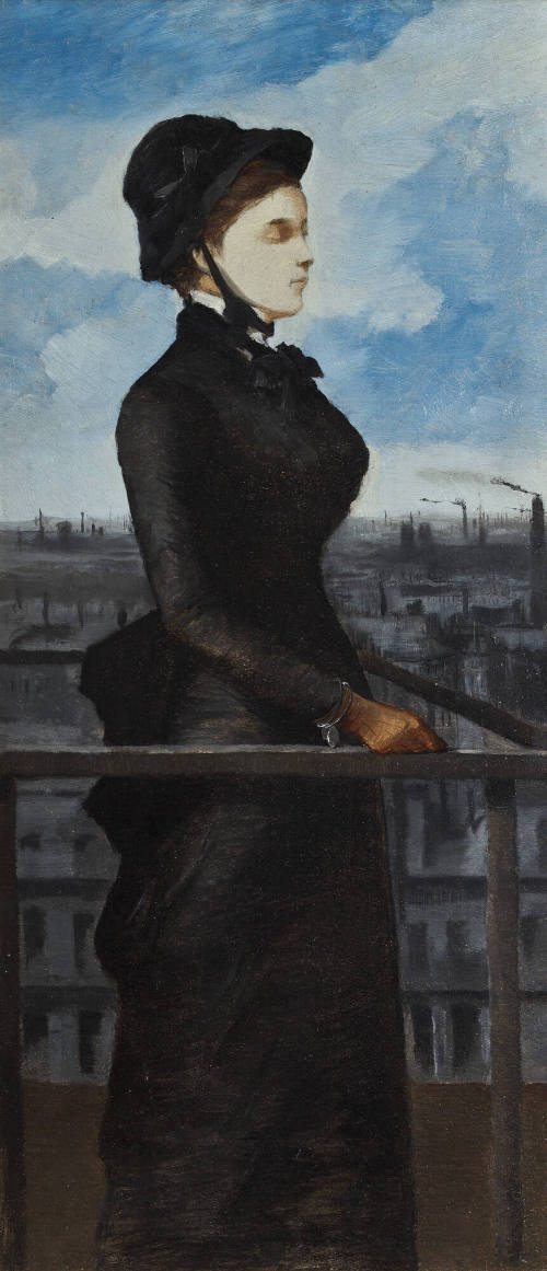 Sin título (Dama en balcón)