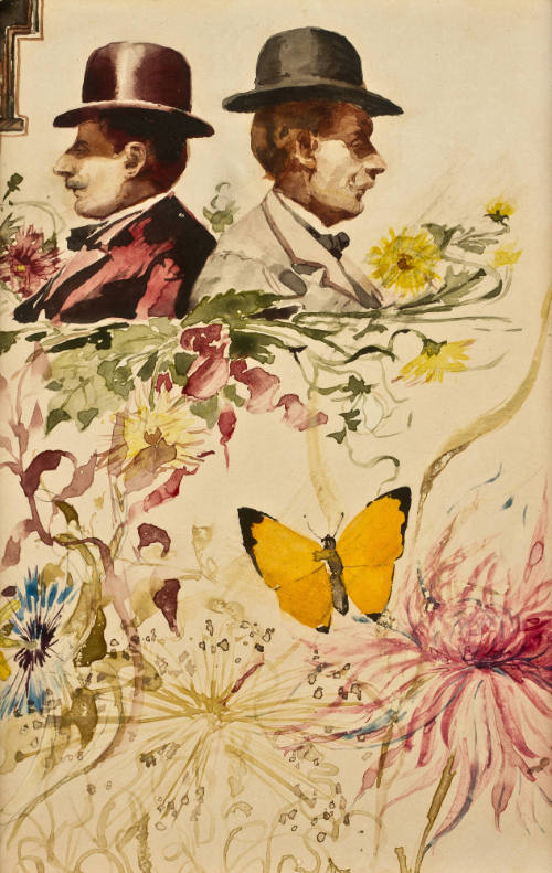 Sin título (Dos hombres con sombrero, de espaldas)