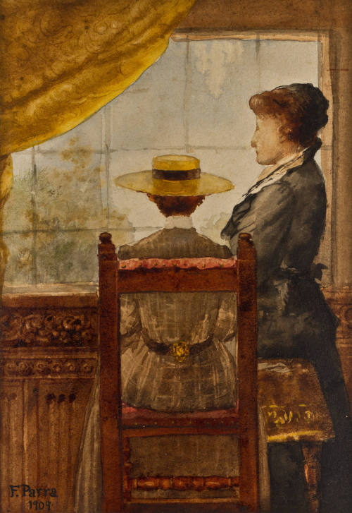 Sin título (Dos mujeres en comedor)