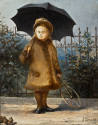 Sin título (Niña con paraguas)
