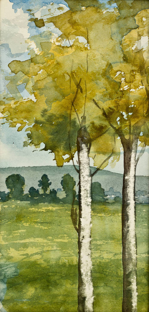 Sin título (Paisaje con árboles)