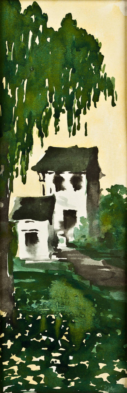 Sin título (Paisaje con casas)