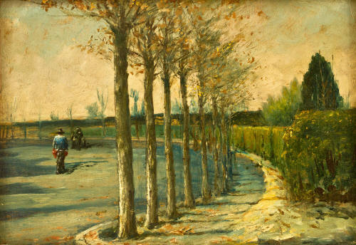 Sin título (Paisaje-camino y árboles)