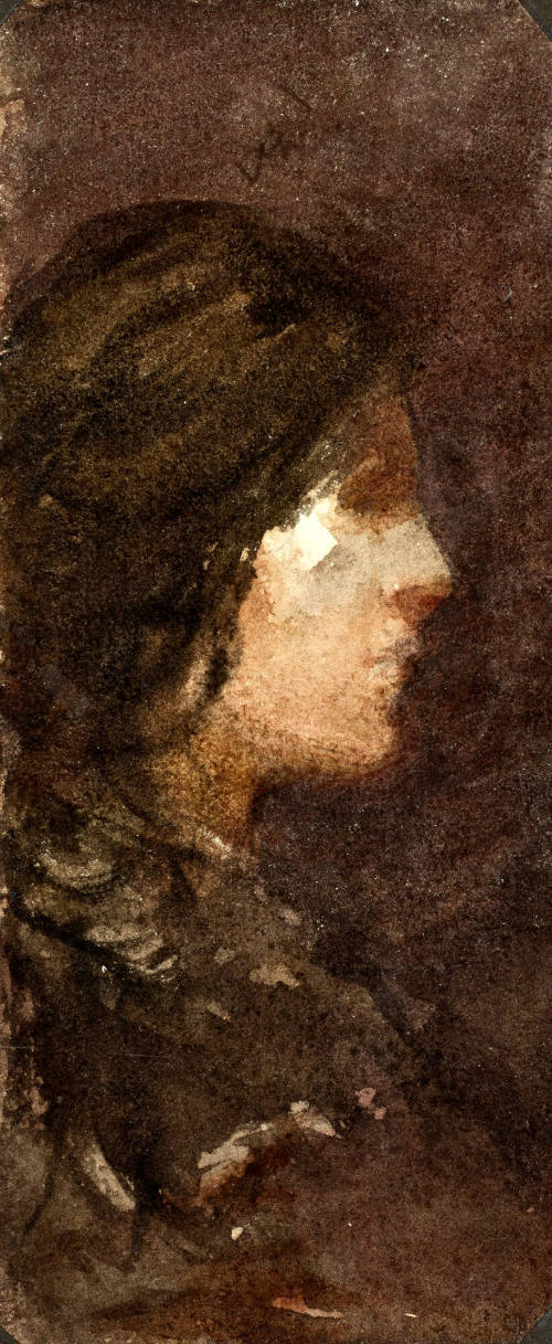 Sin título (Personaje femenino de perfil)