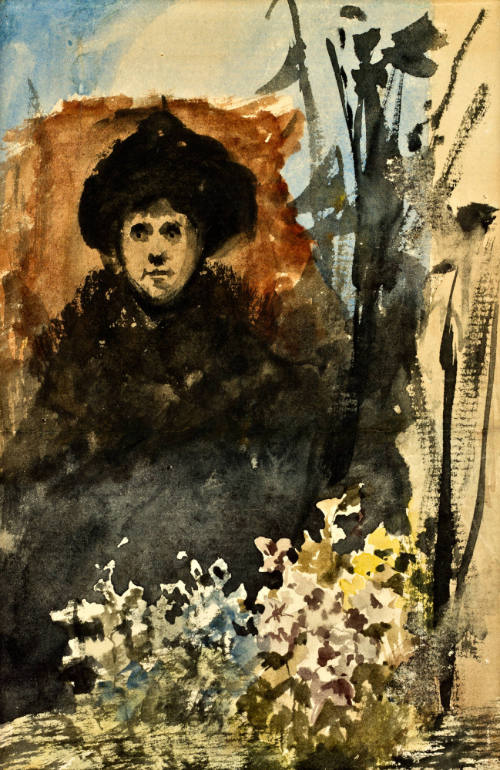 Sin título (Plantas y personaje)