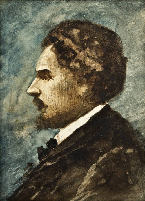 Sin título (Retrato masculino de perfil)