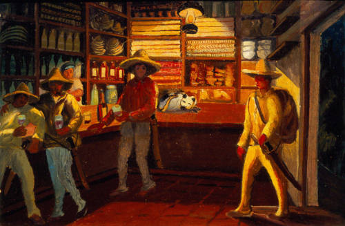 Dos meses después, por la noche, ya listo para marchar, entré a la tienda para despedirme de mis amigos, Don José Mendoza recordó su promesa y la cumplió