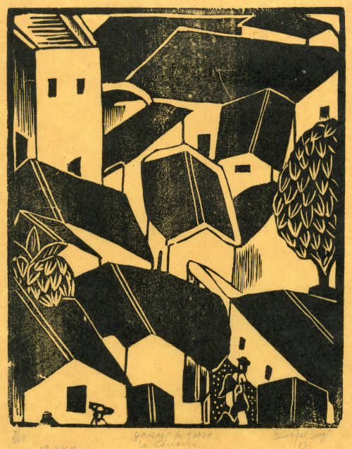 Paisaje de Taxco - La aduana