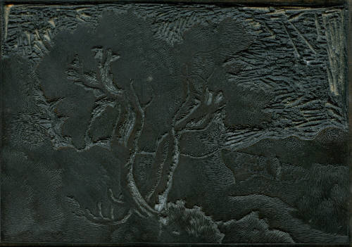 Árboles (anverso). Camafeo (reverso)