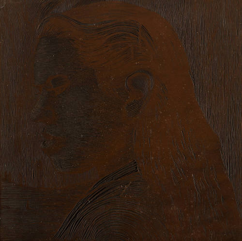 Rostro de mujer de perfil