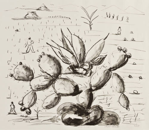 Paisaje con nopal