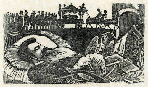 Llegada del cadáver del c. general Manuel González