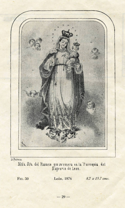 Ntra. Señora del Rosario que se venera en la Parroquia del Sagrario de...