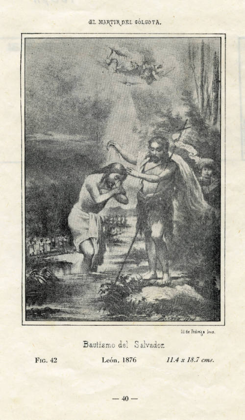 El Mártir del Gólgota. Bautismo del Salvador