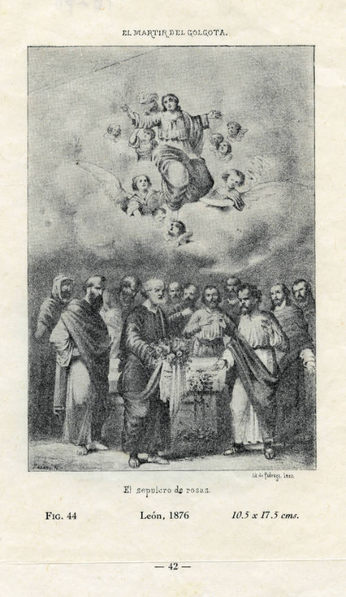 El Mártir del Gólgota. El sepulcro de rosas