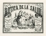 Viñeta botica de la salud