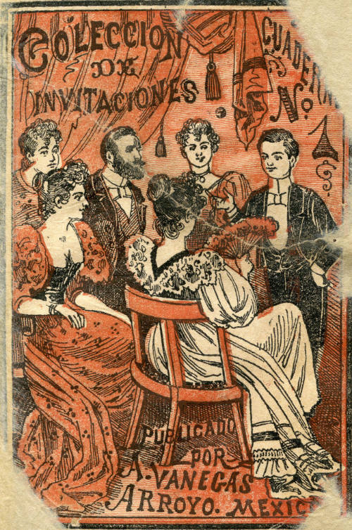 Colección de cuadernos de invitaciones. No. 1