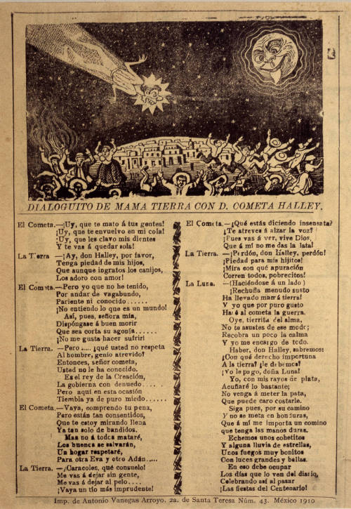 Dialoguito de mamá tierra con don cometa Halley