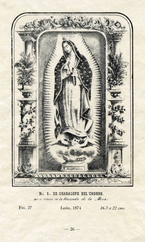 Nuestra Señora de Guadalupe del Chorro que se venera en la Hacienda de la Mesa