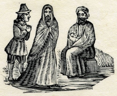 Viejo con niño y una pareja