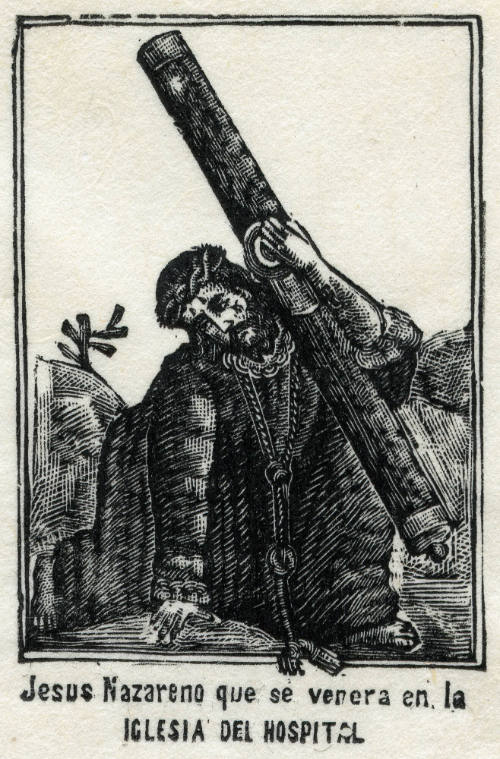 Jesús nazareno que se venera en la iglesia del Hospital de Aguascalientes