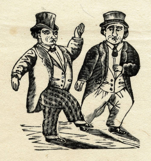 Sin título (Dos hombres con sombrero de copa)