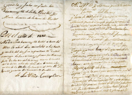 Manuscrito (3 hojas)